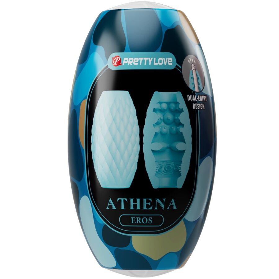 PRETTY LOVE - ATHENA EROS MASTURBATEUR MASCULIN EN SILICONE BLEU CIEL