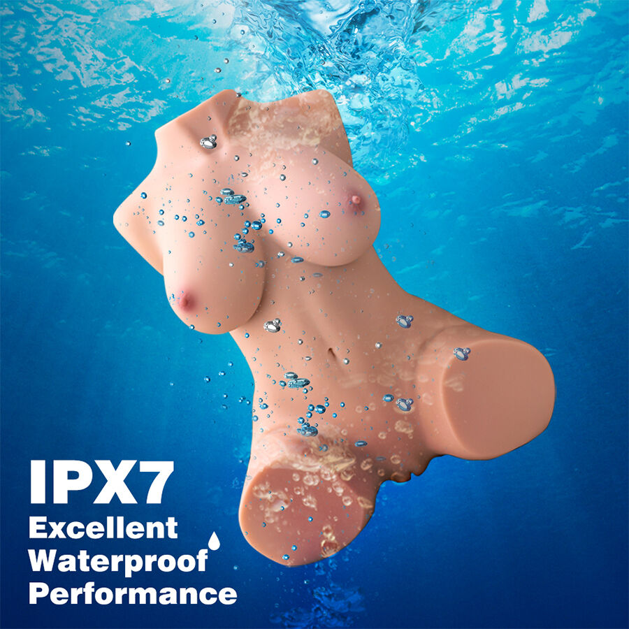 XISE - DANIA THRUSTING REALISTIC TORSO WITH FEMALE VIBRATION 52 CM