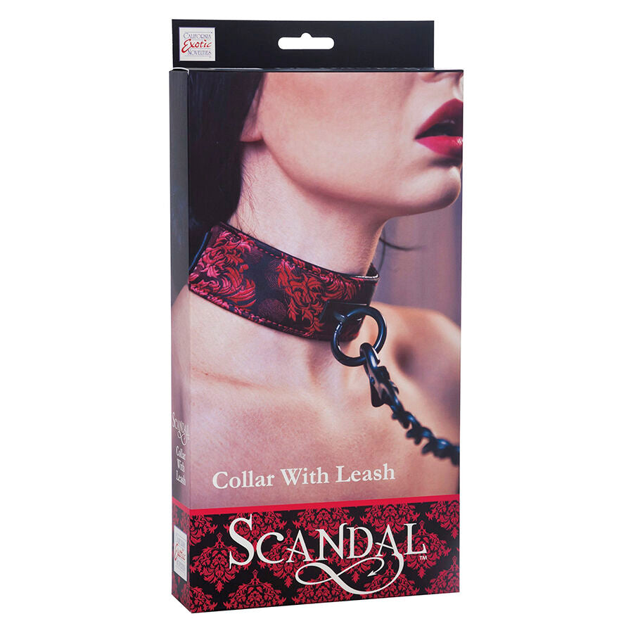 CALEXOTICS - SCANDAL NECKLACE WITH BLACK STRAP