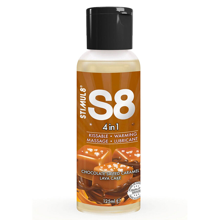 STIMUL8 - S8 LUBRICANTE DE POSTRE 4 EN 1 SABOR CHOCOLATE Y CARAMELO SALADO 125 ML