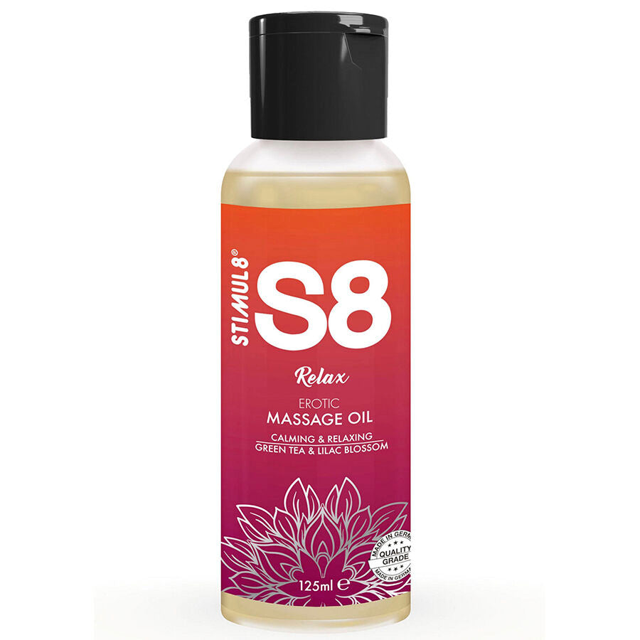 STIMUL8 - S8 HUILE DE MASSAGE THÉ VERT DÉTENTE 125 ML