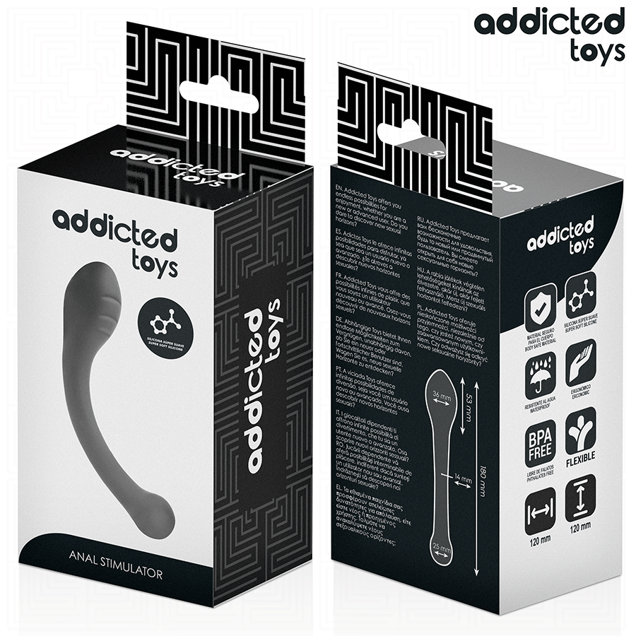 ADDICTED TOYS - STIMULATEUR ANAL EN SILICONE 18 CM