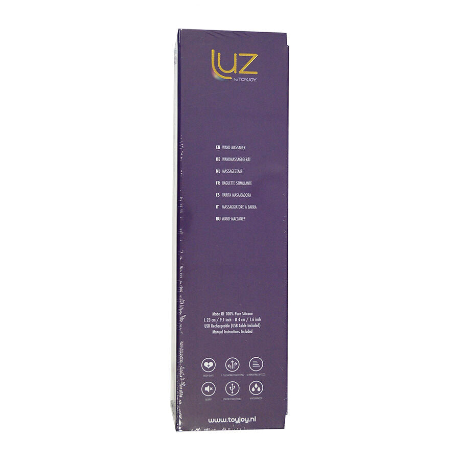 TOYJOY - BAGUETTE DE MASSAGE ZENITH LUMINEUSE NOIRE
