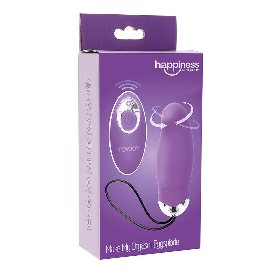 TOYJOY - HAPPINESS MY ORGASM EGGSPLODE VIBREUR TÉLÉCOMMANDÉ
