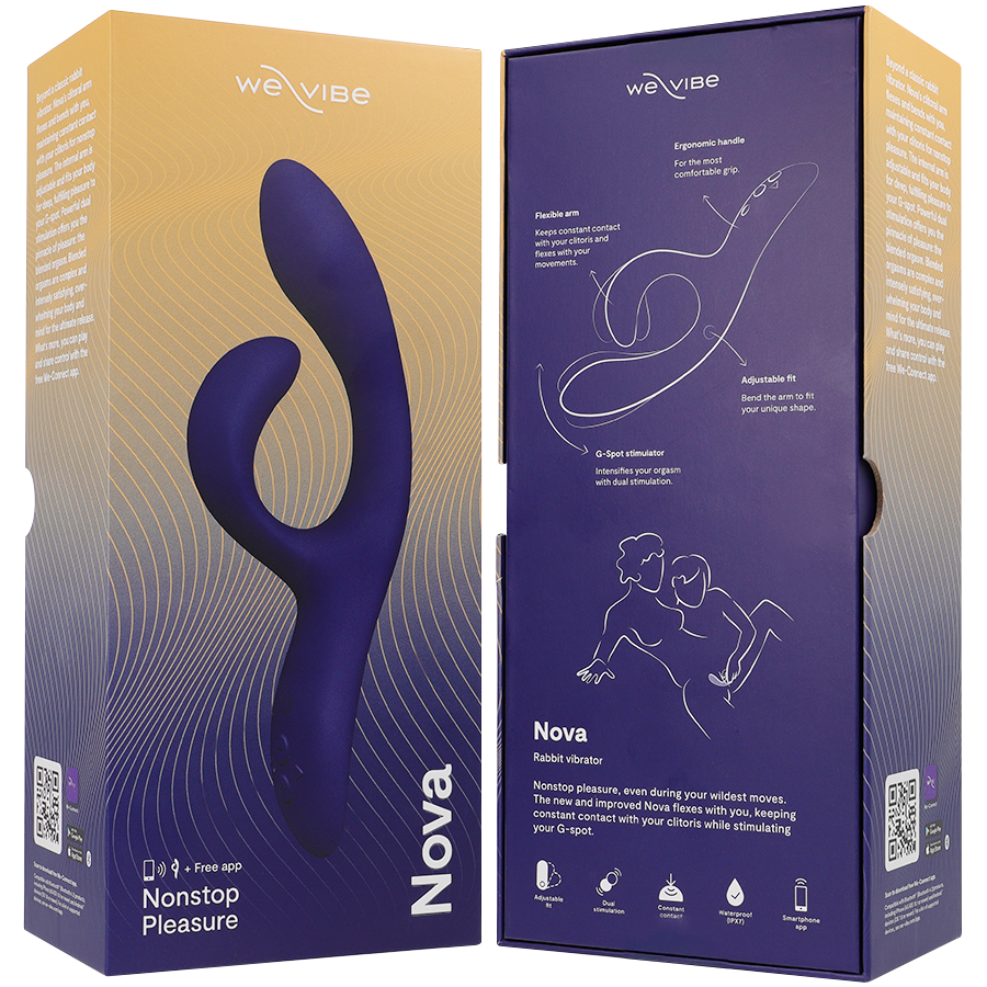 WE-VIBE - NOVA 2 RABBIT VIBRATOR MIDNIGHT BLUE
