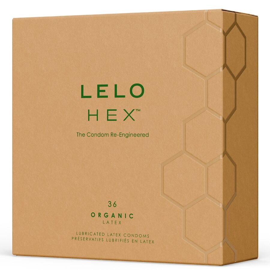 LELO - HEX ORGANIC BOÎTE DE 36 PRÉSERVATIFS
