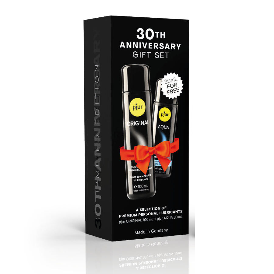 PJUR - SET 30TH ANNIVERSARY PJUR ORIGINAL 100 ML + PJUR AQUA 30 ML AS A GIFT