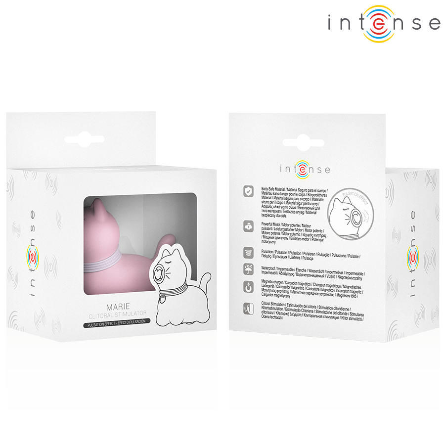 INTENSE - STIMULATEUR LINGUAL EFFET PULSATION ROSE MARIE