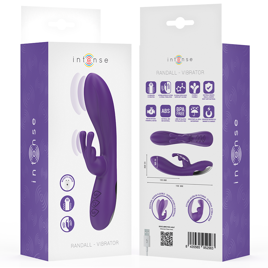 INTENSE - VIBREUR LAPIN RANDALL 10 VIBRATIONS VIOLET