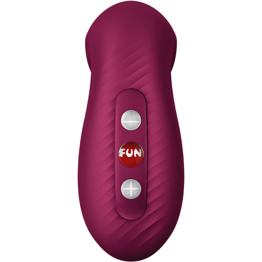 FUN FACTORY - VIBRADOR DE PULSACIONES DE AIRE DESIRE ROJO VINO