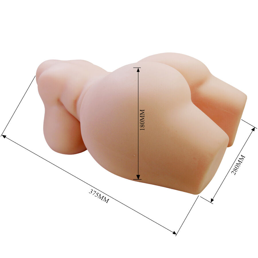 CRAZY BULL - TORSO FEMENINO REALISTA GRACE CON VAGINA Y ANO 7.5 KG