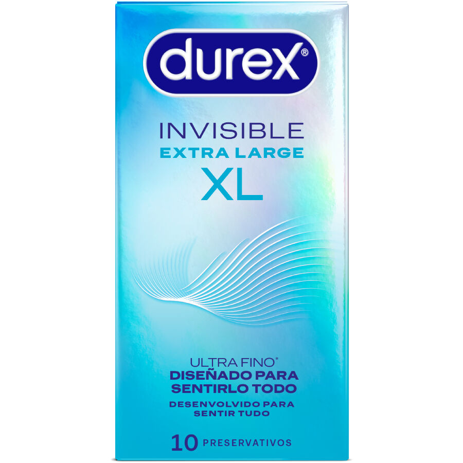 DUREX - INVISIBLE CAPOTES XL 10 UNITÉS