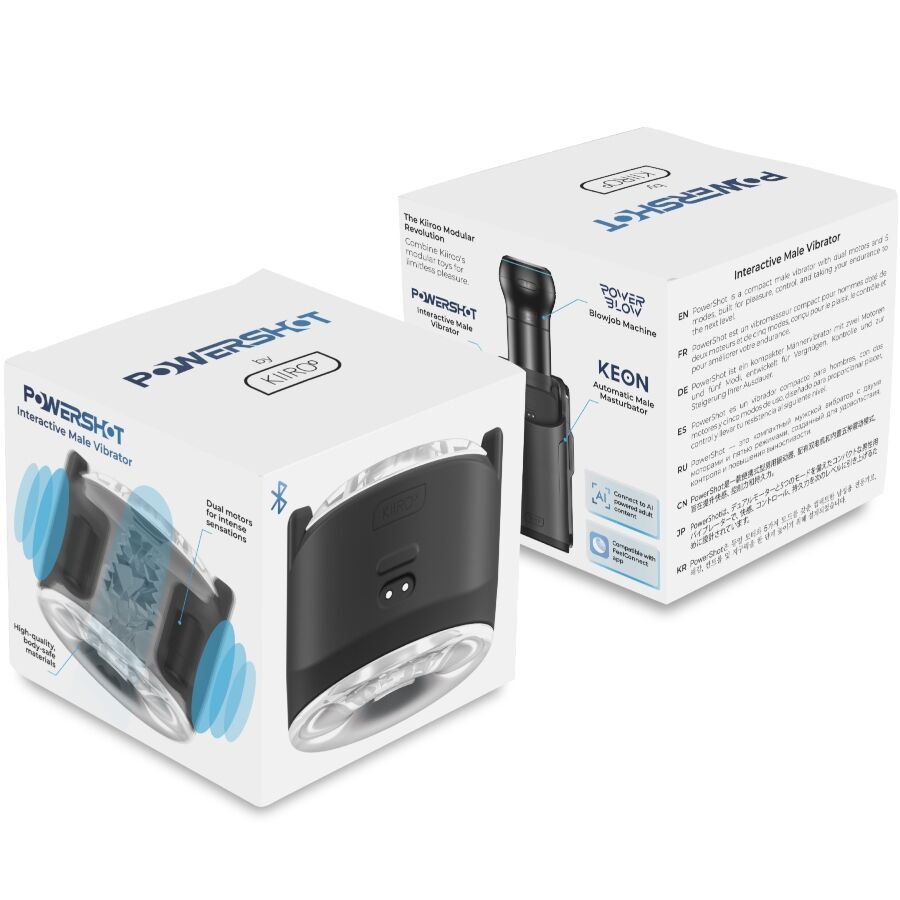 KIIROO - VIBRADOR DE BOLSILLO PARA HOMBRE POWERSHOT