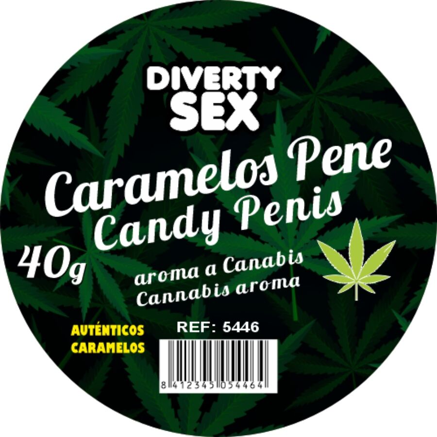 DIABLO GOLOSO - 20 CANNABIS AROMA PENIS CANDIES