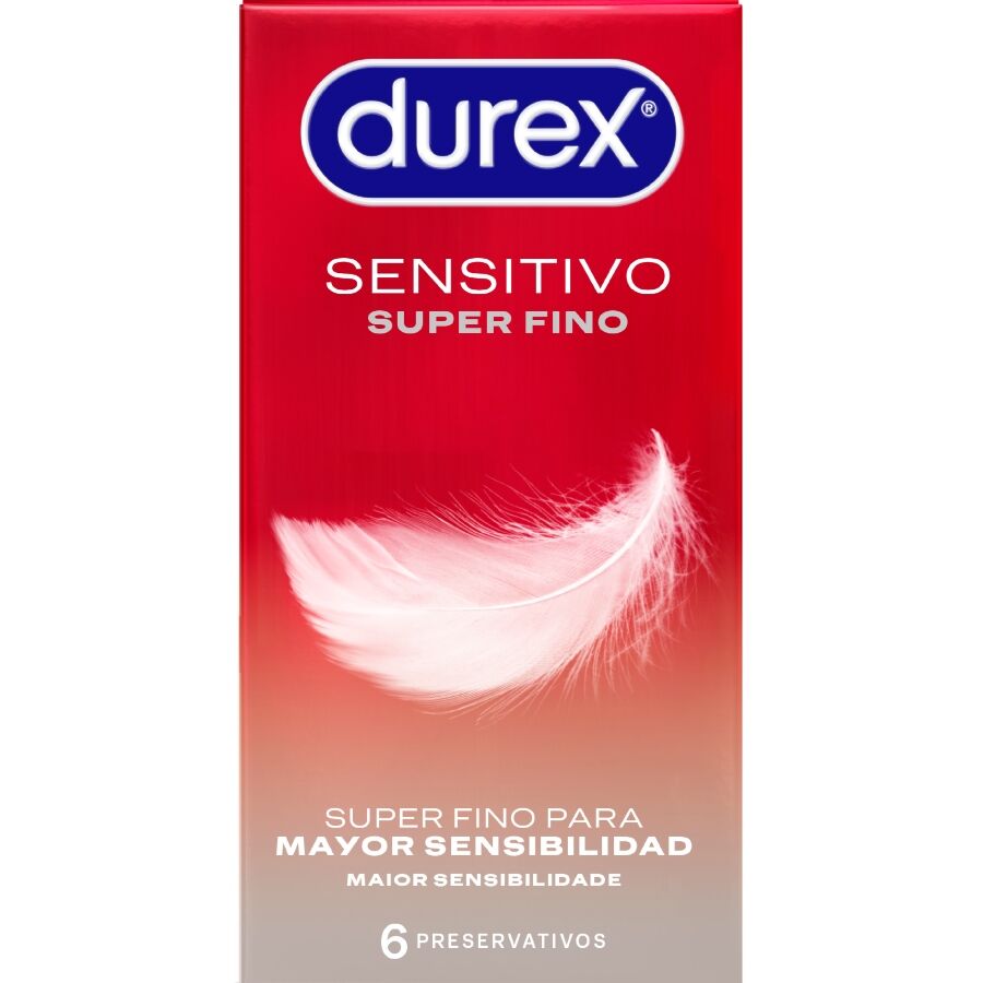 DUREX - SUPER THIN SENSITIVE 6 UNIDADES