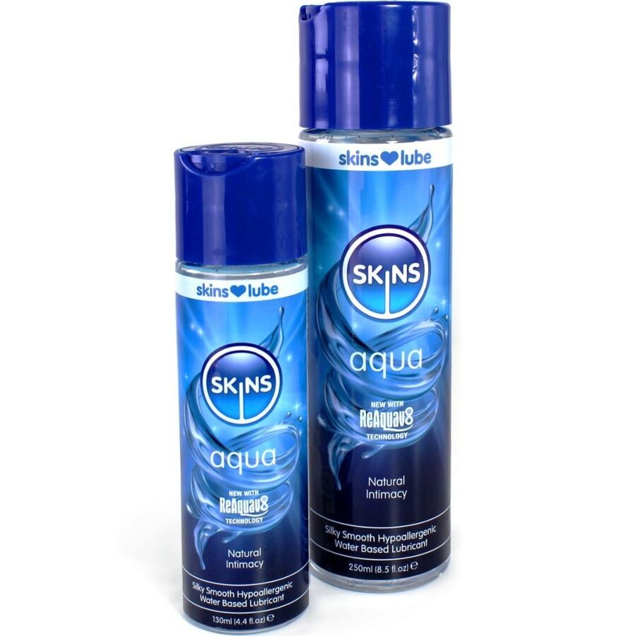 SKINS - LUBRICANTE A BASE DE AGUA AQUA 130 ML
