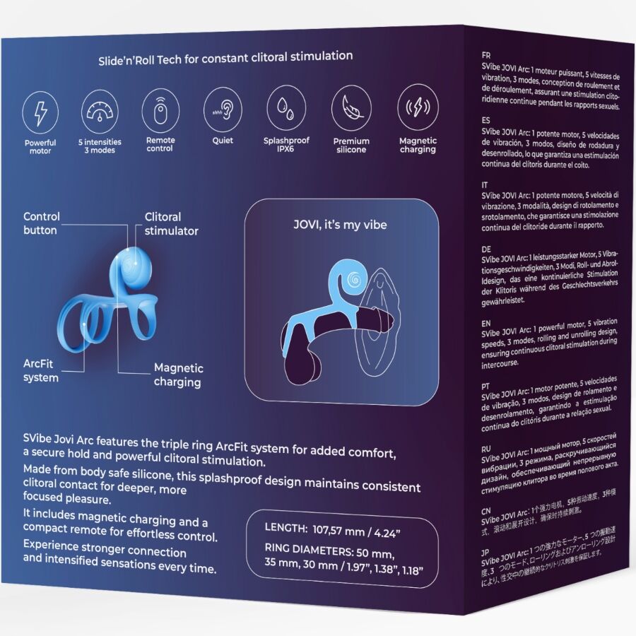 SNAIL VIBE - JOVI ARC COUPLE RING REMOTE CONTROL