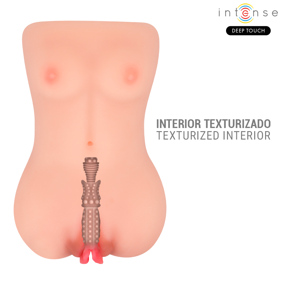 INTENSE DEEP TOUCH - MASTURBADOR DE SUCCIÓN Y VIBRADOR CATHERINE CON VOZ