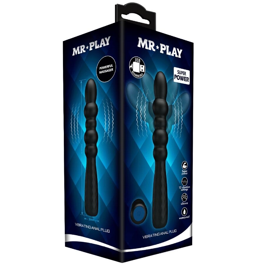 MR PLAY - FLEXIBLE VIBRATING ANAL PLUG
