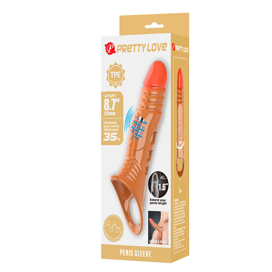 PRETTY LOVE - FUNDA VIBRADORA PARA PENE