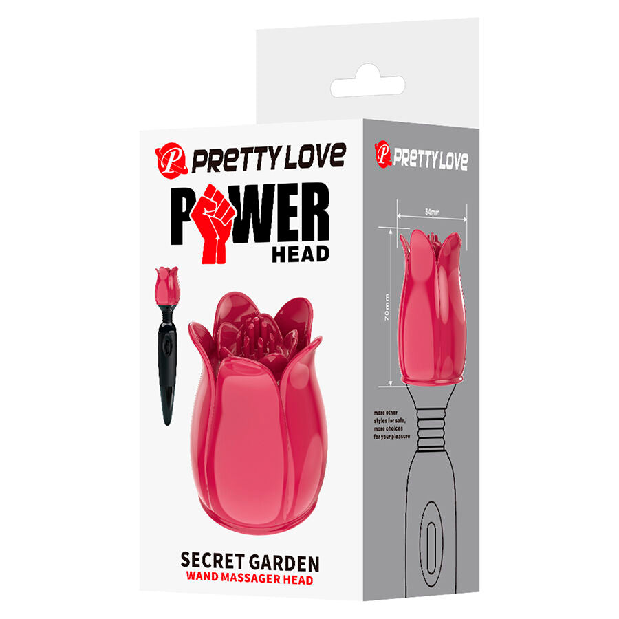 PRETTY LOVE - TÊTE DE MASSAGE ROSE SECRET GARDEN