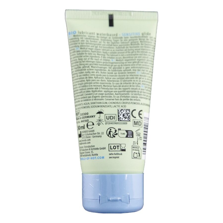 CHAUD - LUBRIFIANT BIO À BASE D'EAU SENSITIF 50 ML