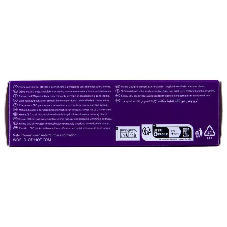 CHAUD - CRÈME VULVAIRE AU CBD 50ML
