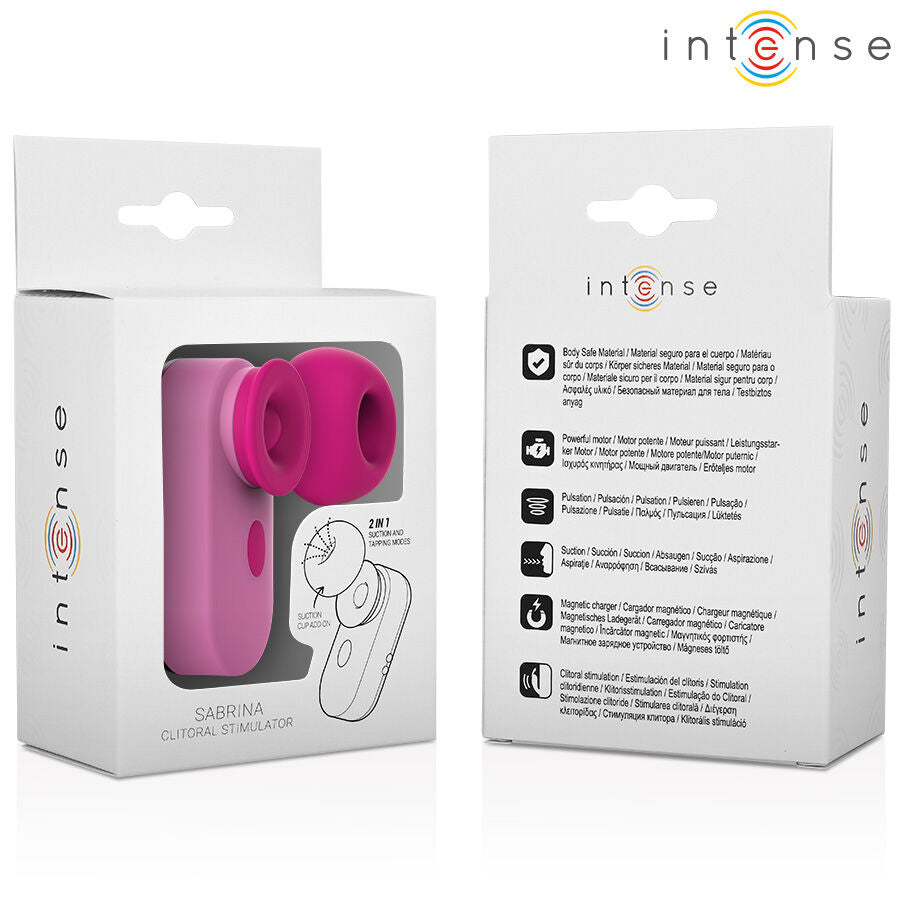INTENSE - ESTIMULADOR DE CLÍTORIS SABRINA ROSA