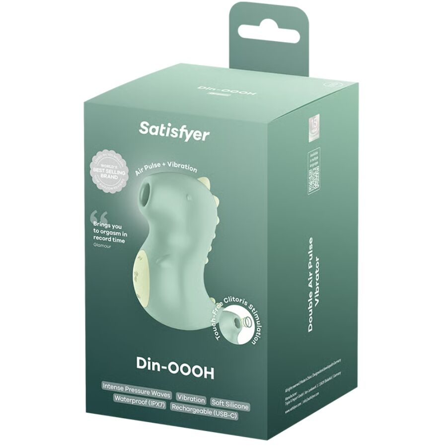 SATISFYER - STIMULATEUR VIBRANT ET À ONDES DE PRESSION DIN-OOOH