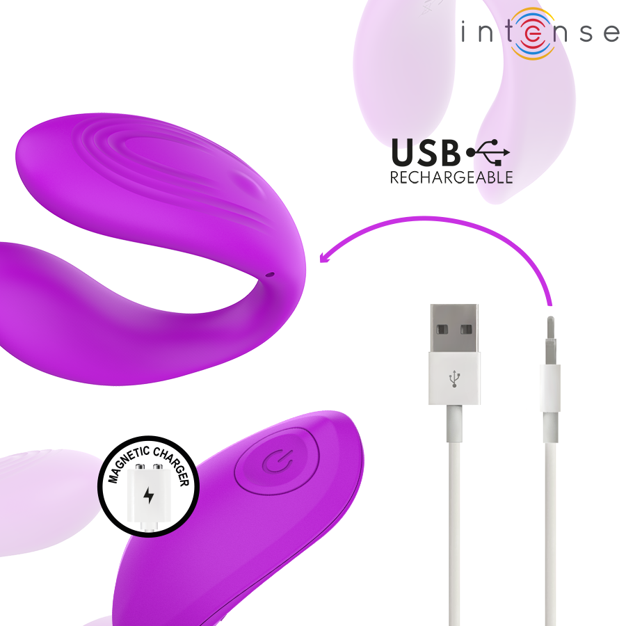 INTENSE - STIMULATEUR VIBRANT CLITORIDIEN NORA VIOLET