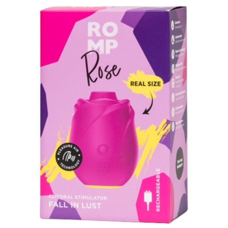 ROMP - JUGUETE DE SUCCIÓN CLITORIDIANA CON FORMA DE ROSA