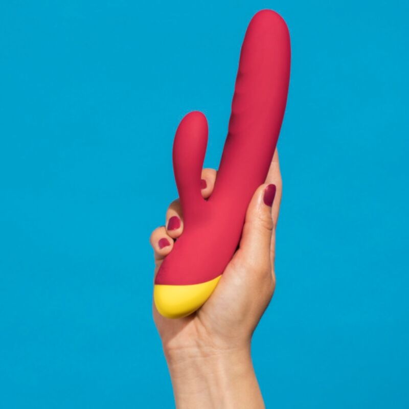 ROMP - VIBRADOR CONEJO RECARGABLE JAZZ ROJO