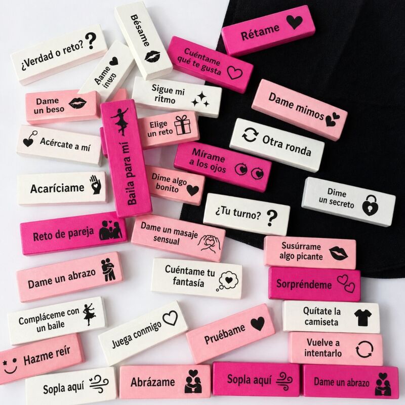 DIABLO PICANTE - SACHET DE 16 BLOCS D'AMOUR - VERSION ESPAGNOLE