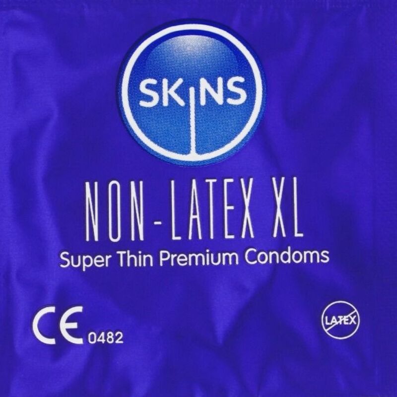 SKINS - CONDONES SIN LÁTEX XL PAQUETE DE 4