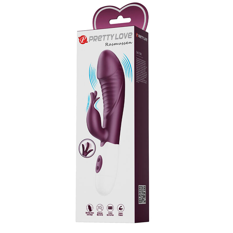PRETTY LOVE - ROGUE MUSE VIBRATEUR LAPIN 30 FONCTIONS VIOLET