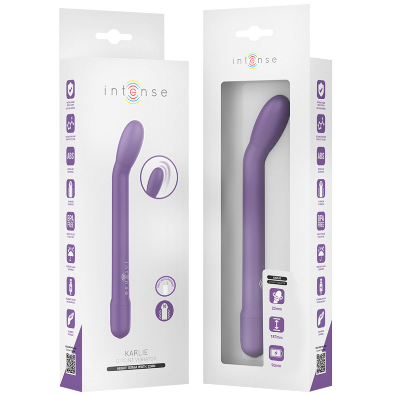INTENSE - KARLIE RECHARGEABLE G-SPOT STIMULATOR PURPLE