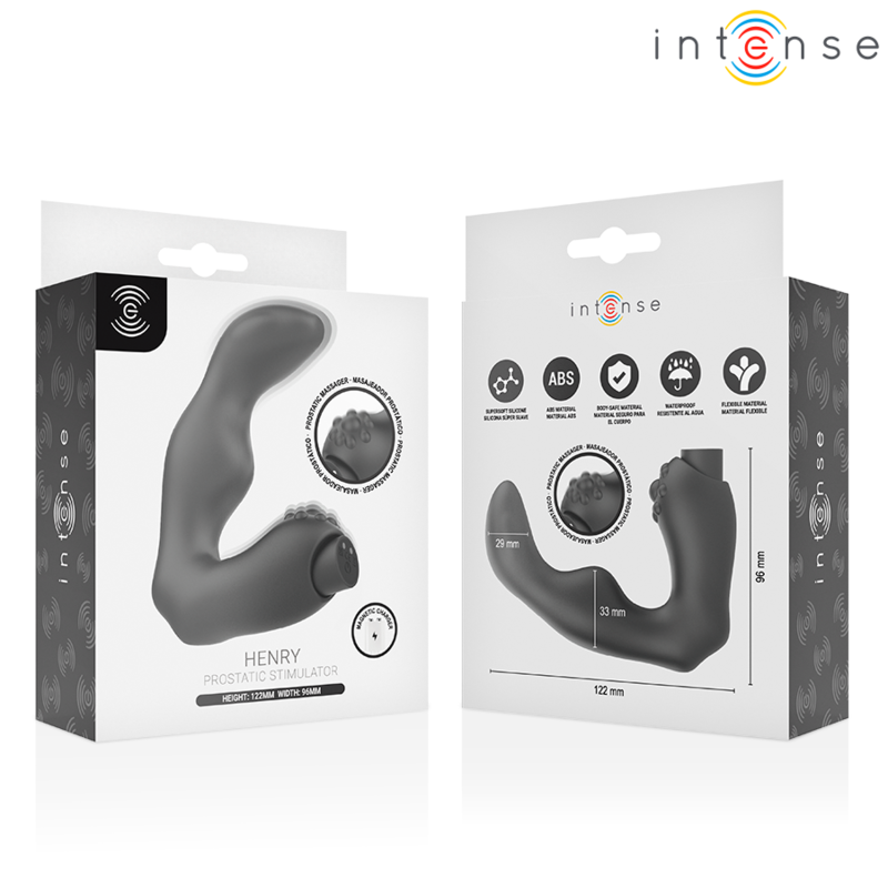 INTENSE - HENRY USB RECHARGEABLE PROSTATE MASSAGER BLACK