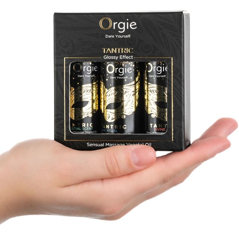 ORGIE - TANTRIC MINI SIZE COLLECTION SENSUAL MASSAGE OILS 3 X 30 ML