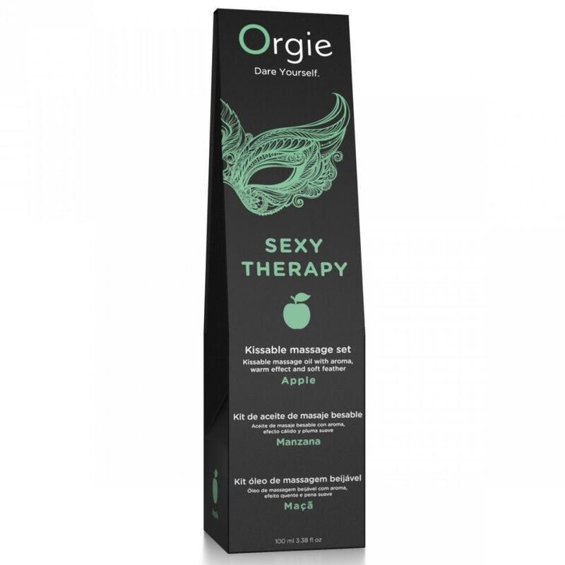 ORGIE - LIPS MASSAGE APPLE KISSABLE MASSAGE SET 100 ML