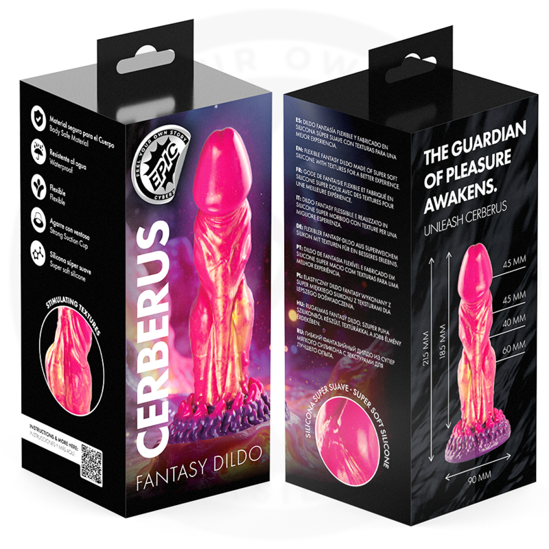 EPIC - CERBERUS DILDO MYTHOLOGICAL FIRE