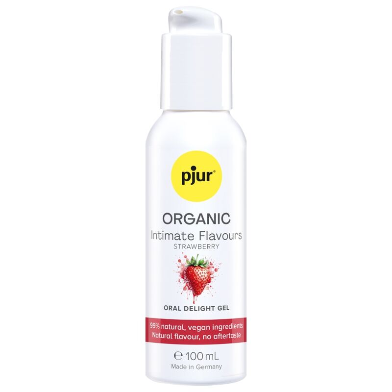 PJUR - ORGANIC INTIMATE FLAVOURS STRAWBERRY ORAL DELIGHT GEL 100 ML