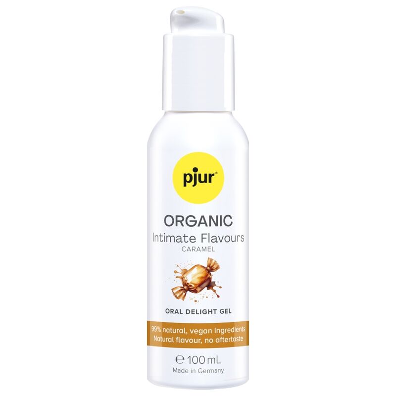 PJUR - ORGANIC INTIMATE FLAVOURS CARAMEL ORAL DELIGHT GEL 100 ML