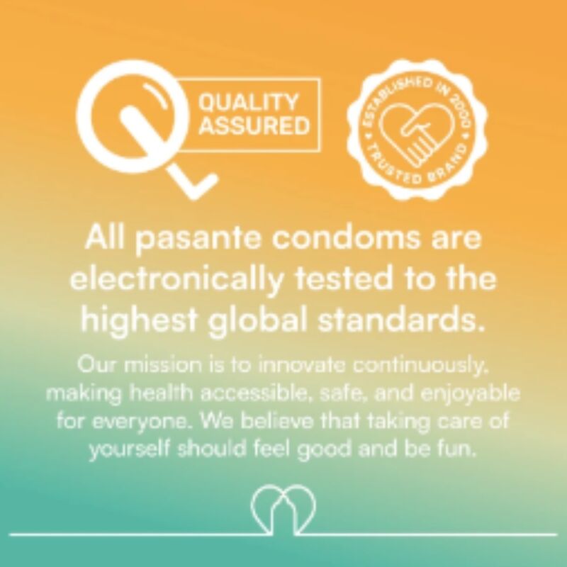 PASANTE - INTERNAL LATEX-FREE FEMALE CONDOMS BOX OF 3