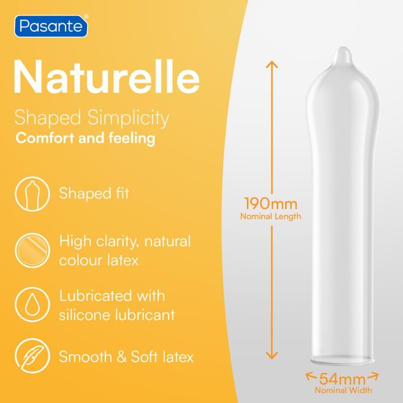 PASANTE - CONDOMS NATURELLE BAG 144 UNITS (BAG)