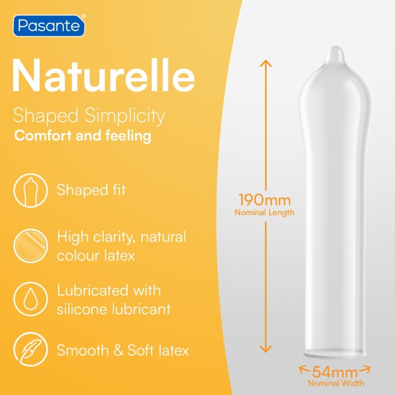 PASANTE - CONDOMS ECO PACK NATURELLE BAG 288 UNITS