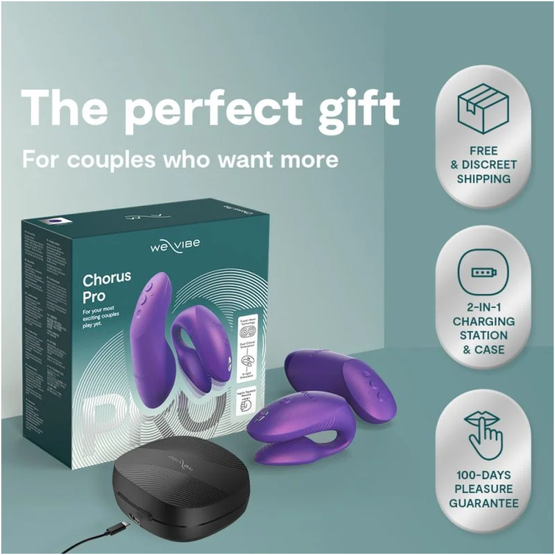 WE-VIBE - CHORUS PRO PREMIUM VIBRADOR PARA PAREJAS PÚRPURA CÓSMICO