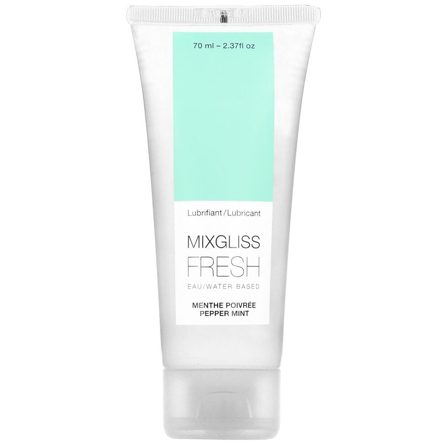 MIXGLISS - LUBRIFIANT À BASE D'EAU EFFET MENTHE FRAÎCHEUR 70 ML