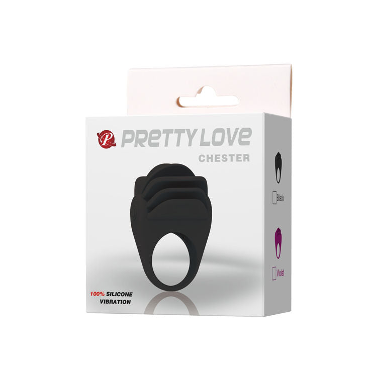 PRETTY LOVE - ANNEAU VIBRANT CHESTER BLACK