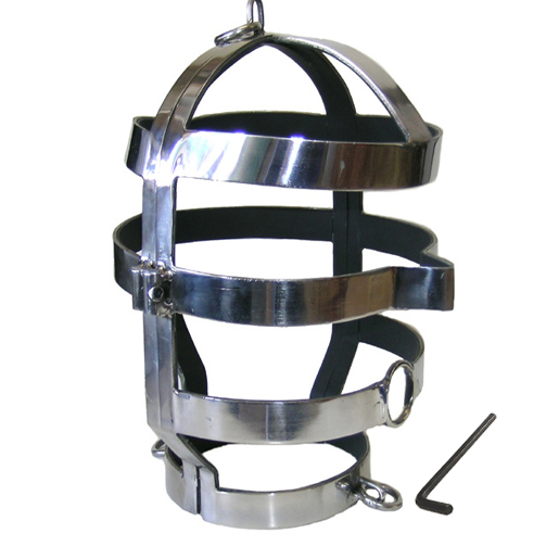 METAL HARD - MÁSCARA CON COLLAR DE ACERO
