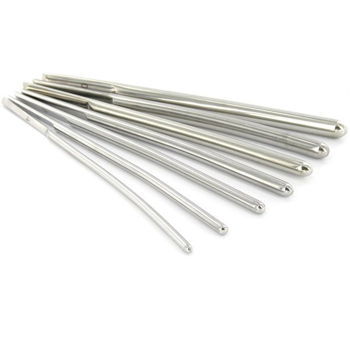SONDE URÉTRALE MÉTALLIQUE RIGIDE - 7MM ACIER